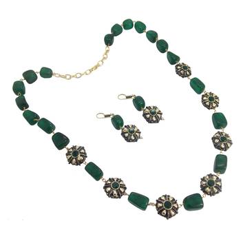 9blings Green cubic zirconia necklaces 3