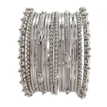Silver bangle 1