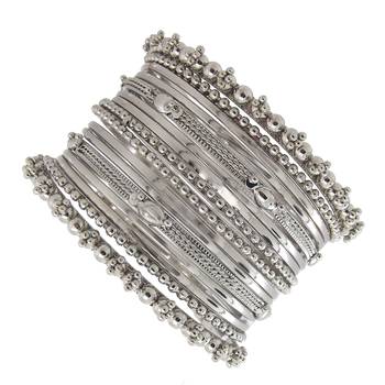Silver bangle 4