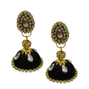 Black jhumkas 1