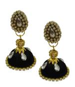 Black jhumkas