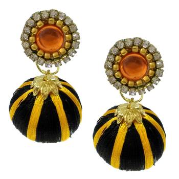 Black jhumkas 1