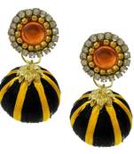 Black jhumkas
