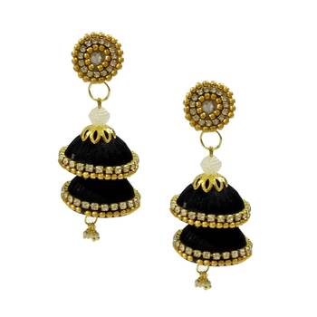 Black jhumkas 1