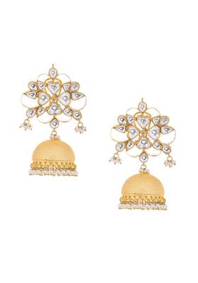 Gold Plated Polki Jhumka 2