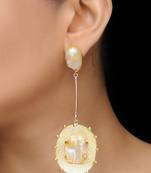 Baroque Pearl Danglers