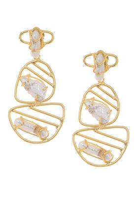 Baroque Pearl Long Danglers 2