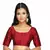 Red Art Silk Readymade Blouse