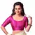 Pink Art Silk Readymade Blouse