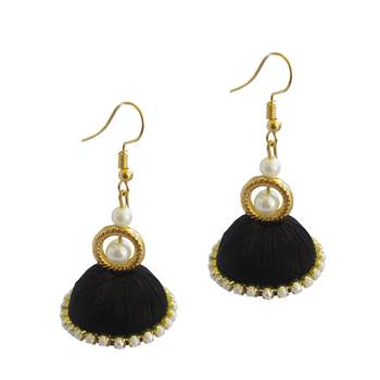 Black jhumkas 1