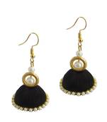 Black jhumkas