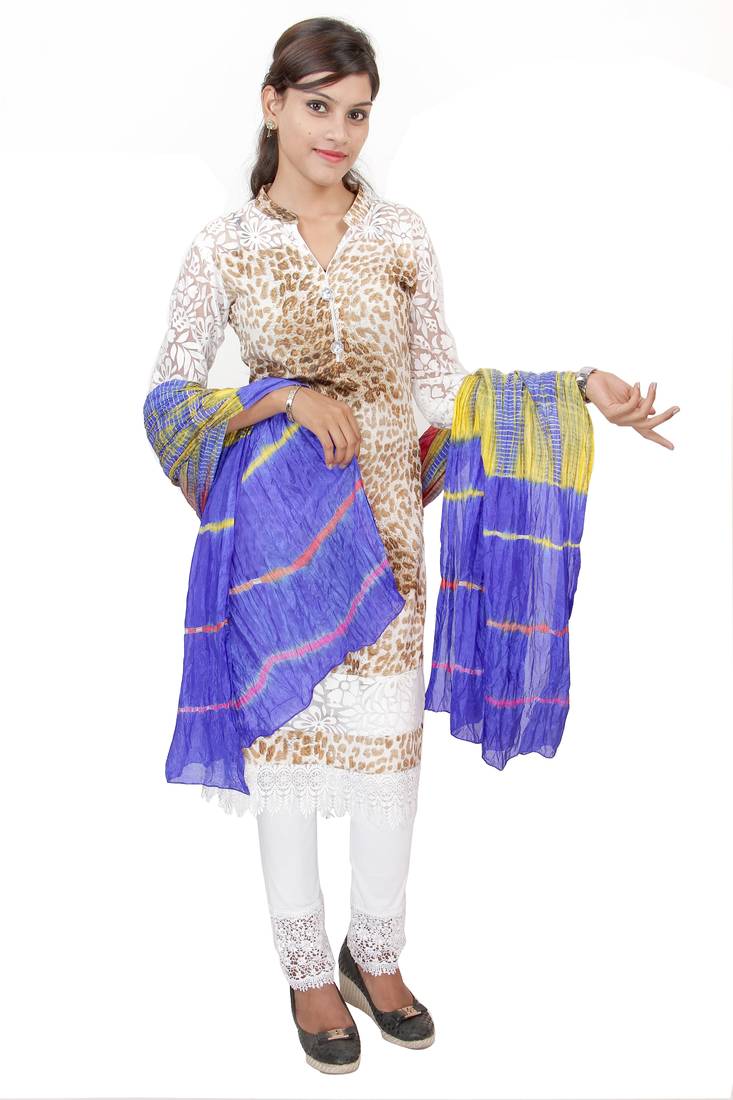Multicolor Lahariya Dupatta
