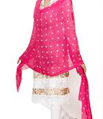 Pink Bandhej Dupatta