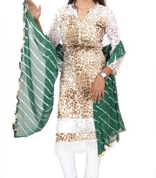 Green Lahariya Dupatta