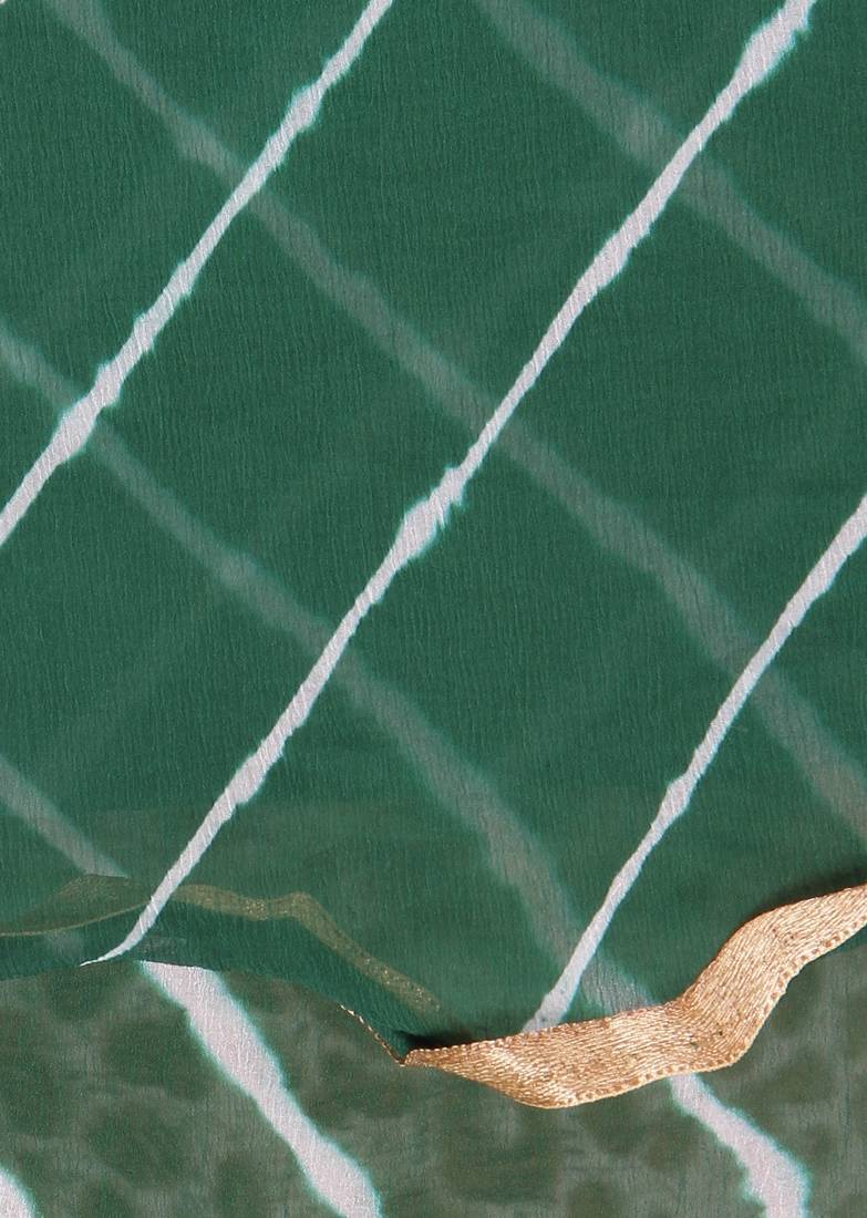 Green Lahariya Dupatta