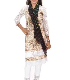Black Multi Lahariya Dupatta