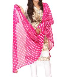 Pink Lahariya Dupatta