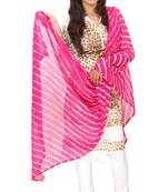 Pink Lahariya Dupatta