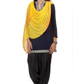 Yellow Multi Lahariya Dupatta