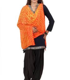 Orange Lahariya Dupatta