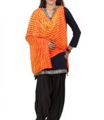 Orange Lahariya Dupatta