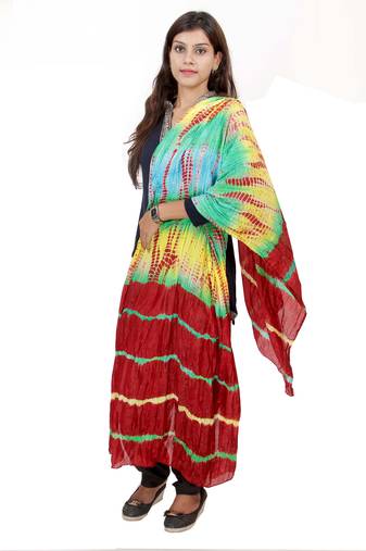 Multicolor Lahariya Dupatta