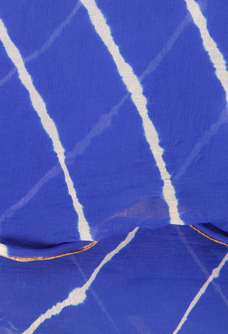 Blue Lahariya Dupatta