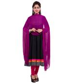 Purple Plain Dupatta