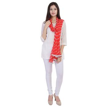 Red Multi Lahariya 4