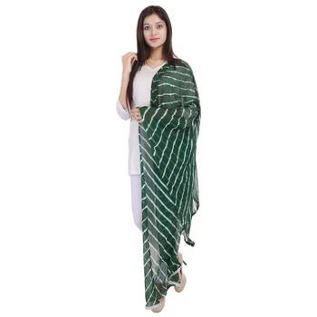Green Lahariya Dupatta 1