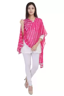 Pink Lahariya Dupatta