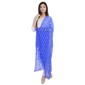 Blue Lahariya Dupatta 1