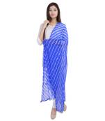 Blue Lahariya Dupatta