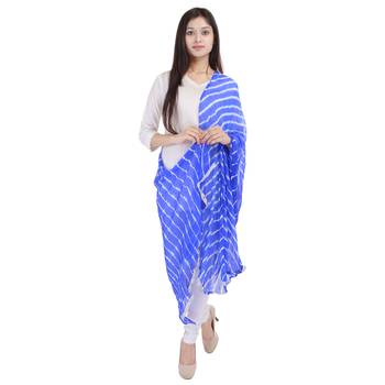 Blue Lahariya Dupatta 2