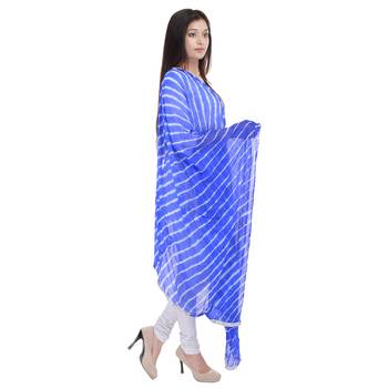 Blue Lahariya Dupatta 3