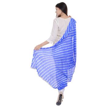Blue Lahariya Dupatta 4
