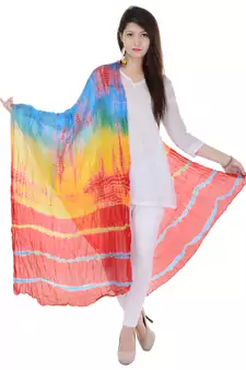 Multicolor Lahariya Dupatta