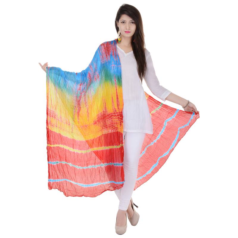 Multicolor Lahariya Dupatta