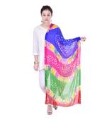 Multicolor Bandhej Dupatta