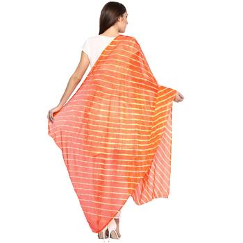 Orange Bandhej Dupatta 2