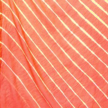 Orange Bandhej Dupatta 4
