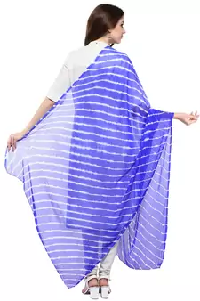 Blue Lahariya Dupatta