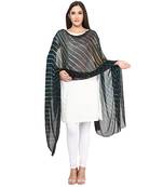 Black Multi Lahariya Dupatta