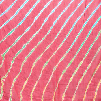 Red Multi Lahariya Dupatta 4