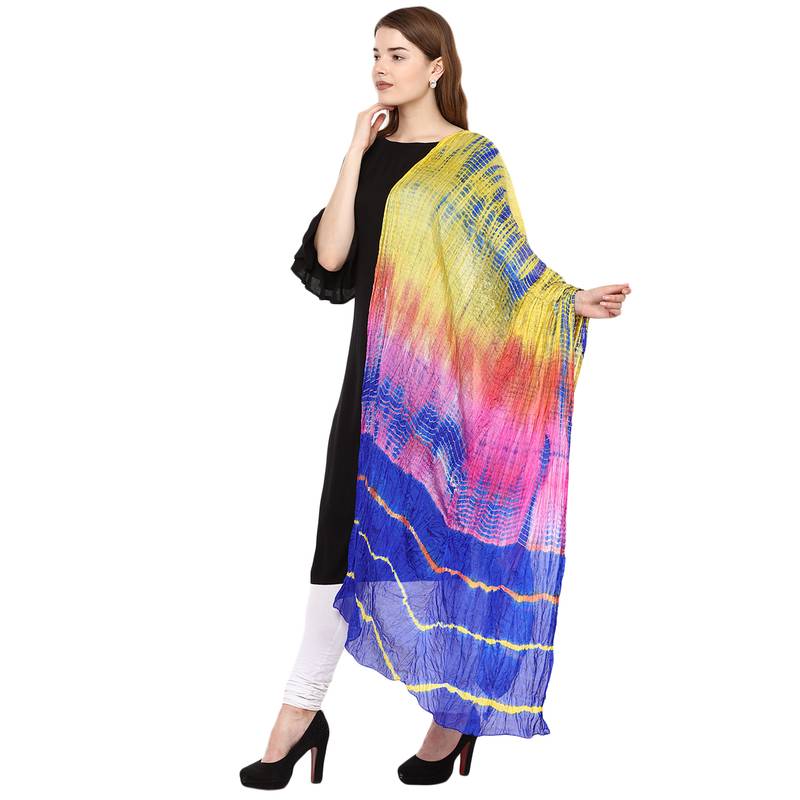 Multicolor Lahariya Dupatta