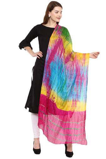 Multicolor Lahariya Dupatta