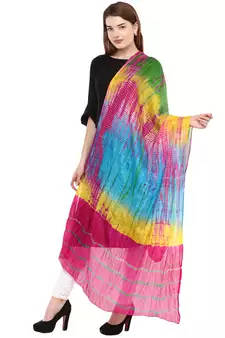 Multicolor Lahariya Dupatta
