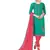 Green Embroidered Cotton Salwar With Dupatta