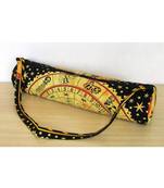 New Indian Yellow Astrology Tie Dye Yoga Mat Carrier Bag Gym Bag