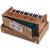 Harmonium Traveler/Portable/Folding Type, 9 Stops- 5 Main & 4 Drones, 3½ Octaves, Coupler, Bass-Male Reed - 440 Hz